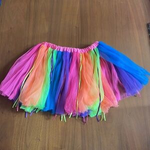 Claire’s rainbow tutu